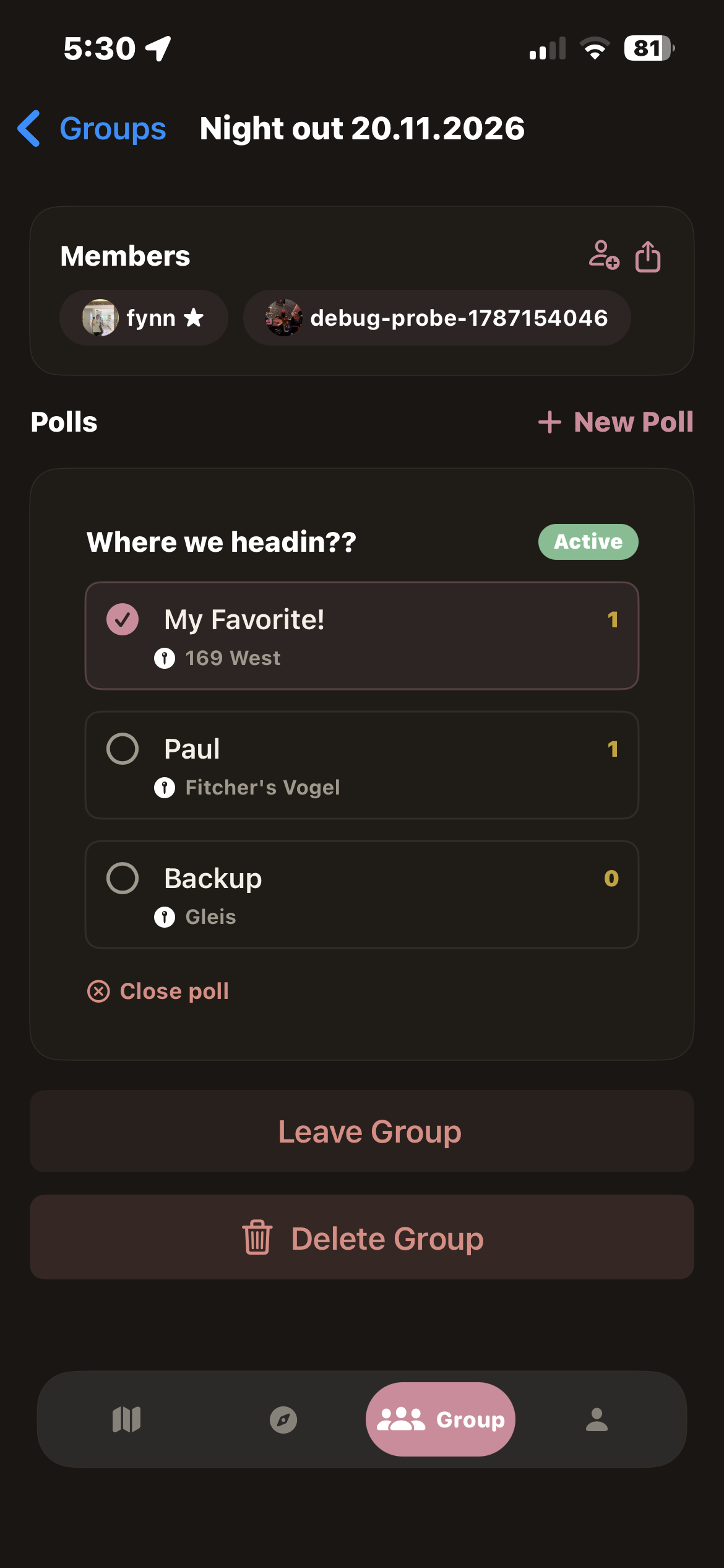 Group Polls